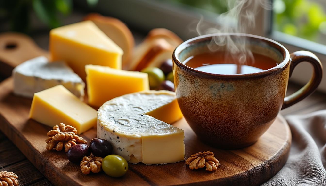 découvrez comment la science des tanins interagit avec les protéines laitières pour sublimer l'accord parfait entre le thé et le fromage.