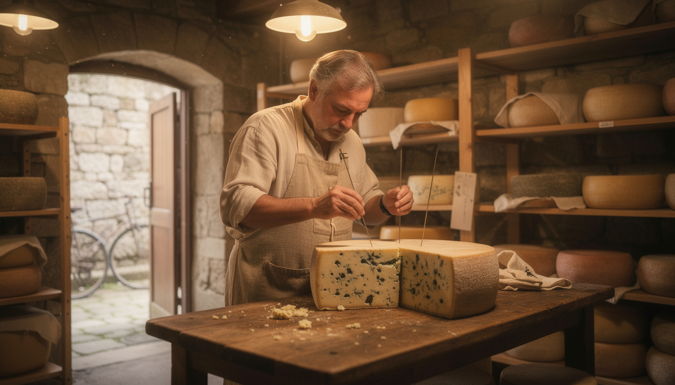 découvrez la famille des pâtes persillées et explorez la science derrière l'oxygénation du penicillium roqueforti, ce champignon essentiel au goût unique des fromages bleus.