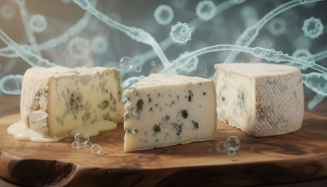 découvrez la famille des pâtes persillées et la science fascinante de l'oxygénation du penicillium roqueforti, un champignon clé dans la création des fromages bleus.