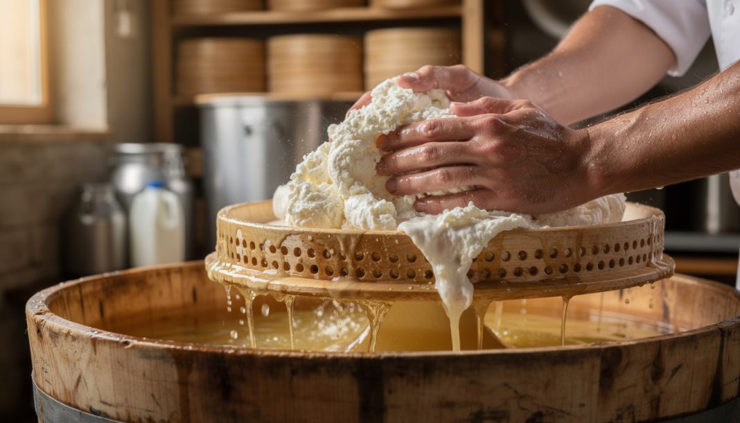 découvrez la technique du brassage pour maîtriser l'expulsion du lactosérum et obtenir une pâte homogène parfaite pour vos préparations fromagères.