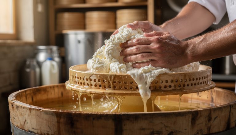 découvrez la technique du brassage pour maîtriser l'expulsion du lactosérum et obtenir une pâte homogène parfaite pour vos préparations fromagères.