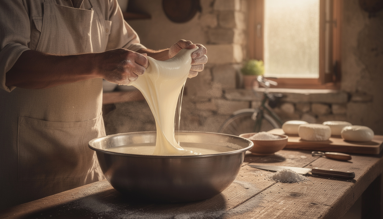 découvrez la technologie des pâtes filées et explorez le secret de la plasticité qui transforme la mozzarella en provolone, alliant tradition et science pour des fromages d'exception.