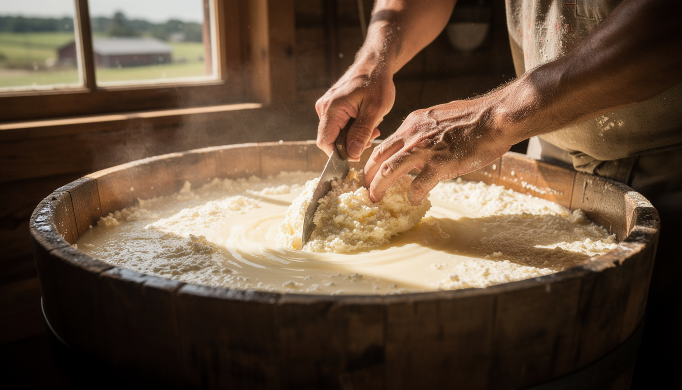 découvrez comment la taille du grain dans l'art du décaillage influence l'humidité finale du fromage et impacte sa texture et son goût.