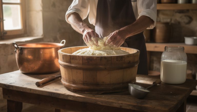 découvrez le salers tradition et le secret du "gerlo", ce récipient en bois essentiel qui préserve l'authenticité et la qualité unique de cette appellation fromagère renommée.