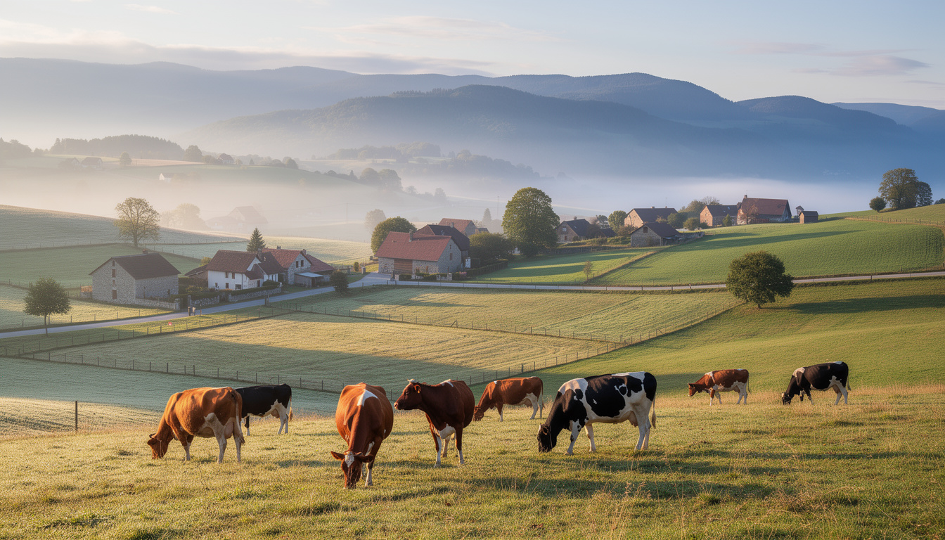 découvrez les règles strictes du cahier des charges du comté concernant la zone de collecte du lait, garantissant qualité et authenticité du fromage.
