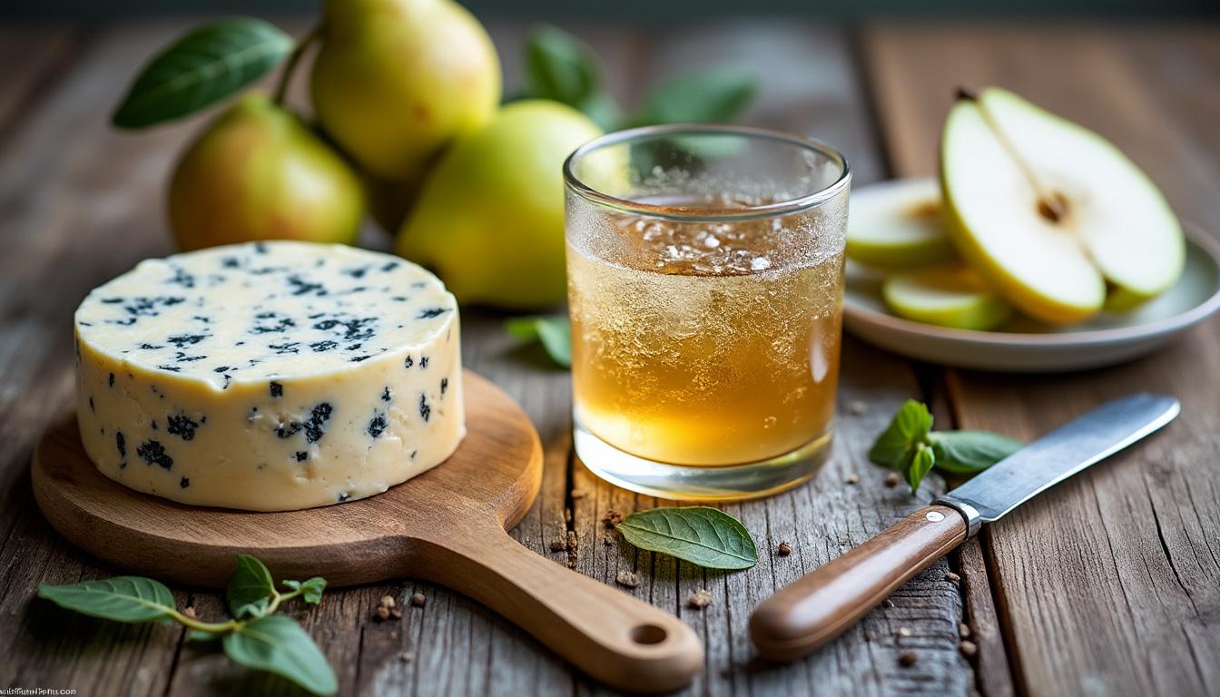 découvrez comment associer le nectar de poire avec le roquefort pour une dégustation harmonieuse et sans alcool, alliant douceur fruitée et saveurs salées.