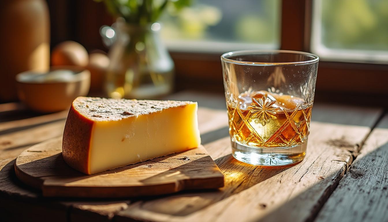 découvrez pourquoi un vieux whisky révèle toute la richesse et la complexité d'un comté d'alpage affiné 24 mois, pour une expérience gustative unique et raffinée.