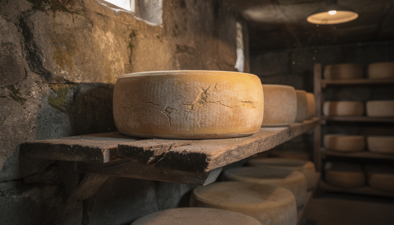 découvrez les fromages de garde et leurs spécificités, avec un focus sur les meules de plus de 50 kg, leur affinage, leur saveur unique et leur tradition artisanale.