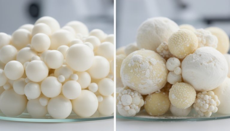 découvrez une analyse comparative des tailles des globules gras dans les fromages de chèvre et de brebis, et comprenez leurs différences impactant texture et saveur.
