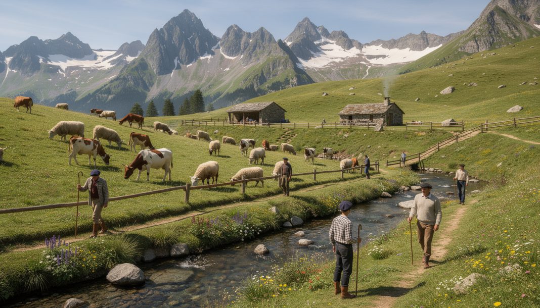 découvrez la gestion des estives dans les pyrénées-atlantiques à travers l'exemple du fromage traditionnel l'ossau-iraty, entre savoir-faire pastoral et préservation des territoires.