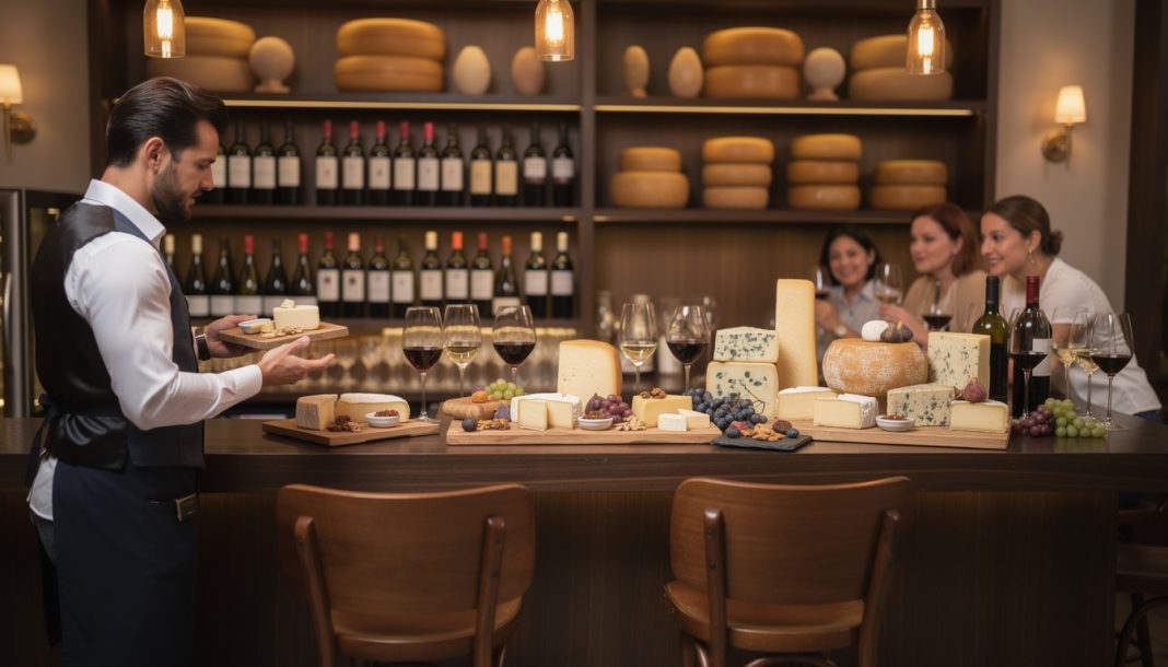 découvrez comment les bars à vins évoluent en bars à fromages spécialisés grâce à l'art du pairing, combinant saveurs et expériences uniques pour les amateurs de vins et fromages.