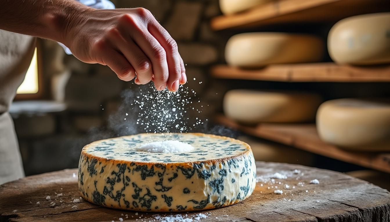 découvrez le rôle essentiel du sel en tant qu'exhausteur d'arômes dans les fromages bleus et son impact technique sur leur saveur unique.