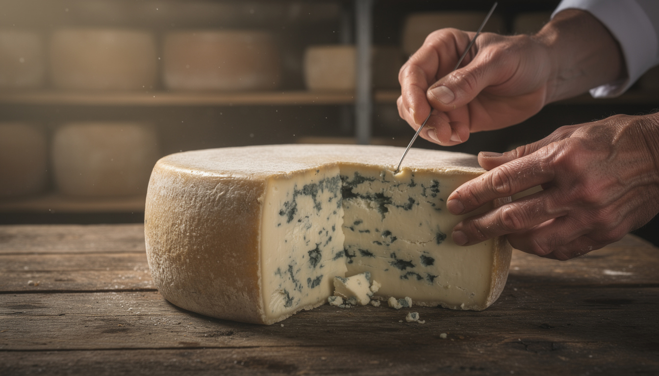 découvrez la technique d'ensemencement des pâtes persillées par oxygénation du penicillium roqueforti, pour un fromage au goût authentique et à la texture parfaite.