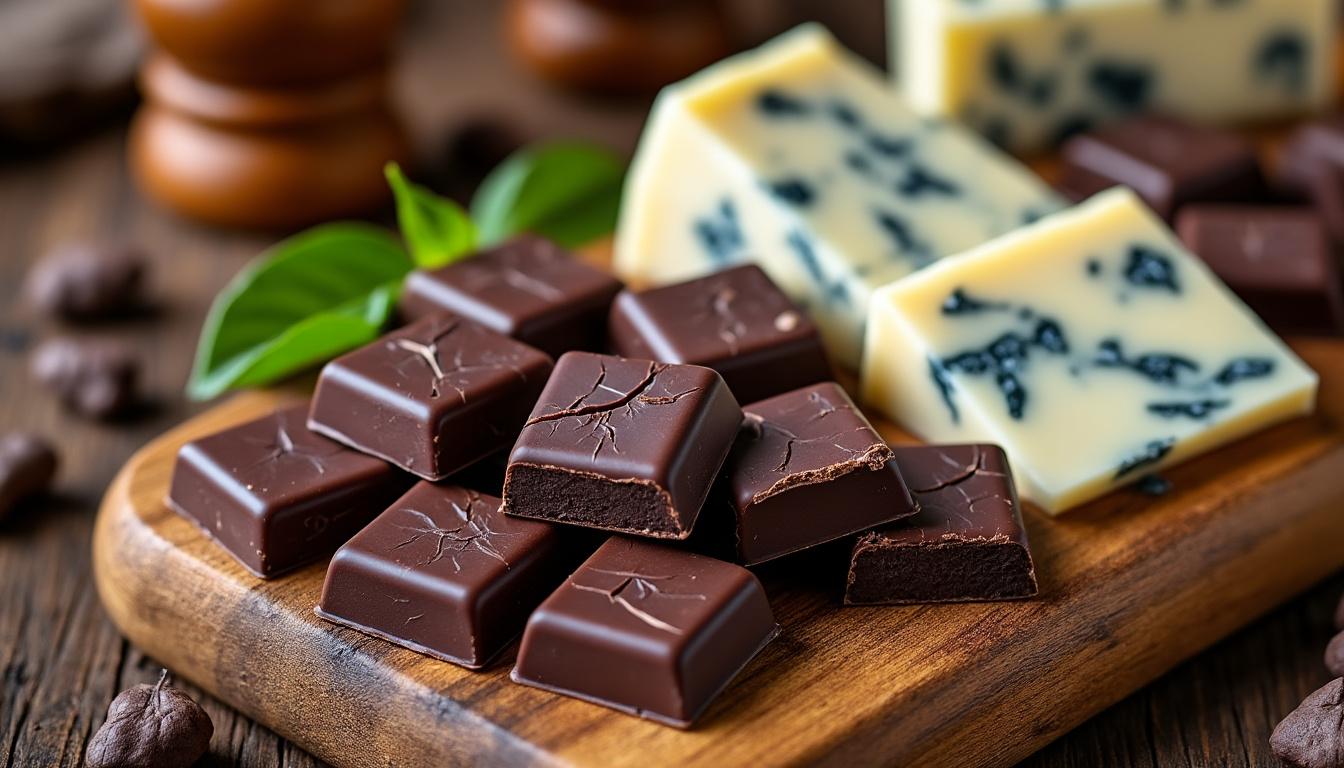 découvrez l'art des accords chocolat et bleu, une expérience sensorielle unique qui marie l'amertume intense à des saveurs raffinées pour éveiller vos papilles.