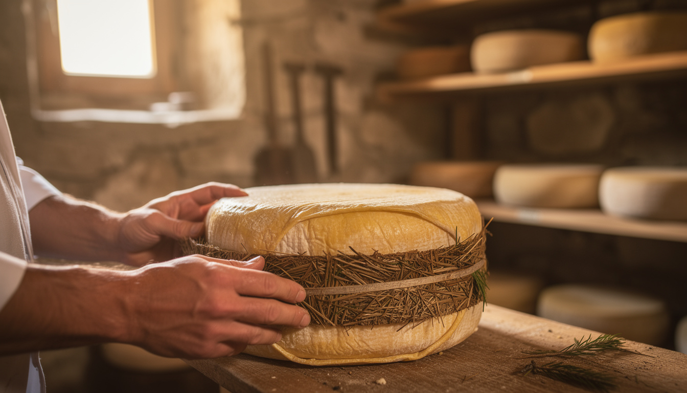 découvrez la technique de la sangle d'épicéa pour le cerclage et le transfert aromatique dans la fabrication du vacherin, alliant tradition et saveurs uniques.