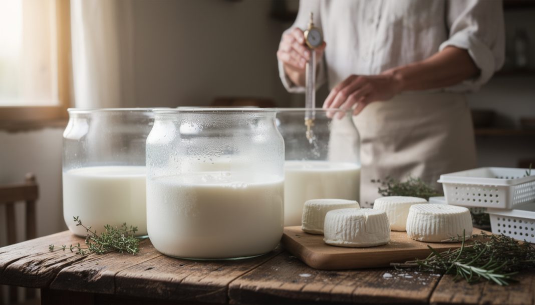 découvrez comment l'acidification lente est essentielle pour réussir les fromages de chèvre lactiques, en améliorant leur texture et leur saveur unique.