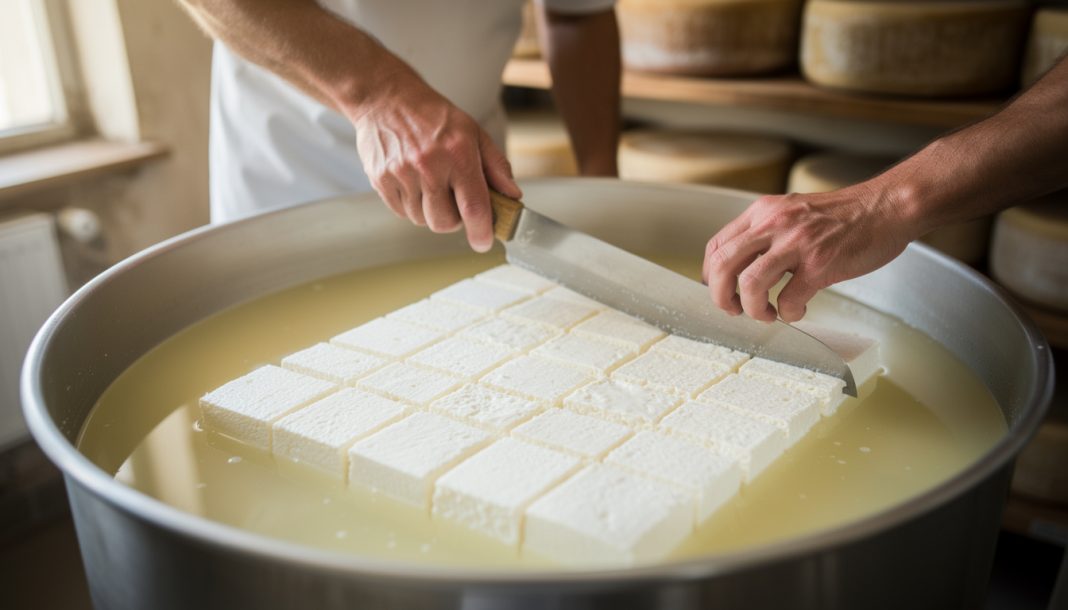 découvrez pourquoi le tranchage régulier du caillé est essentiel pour garantir un affinage uniforme et obtenir des fromages de qualité supérieure.