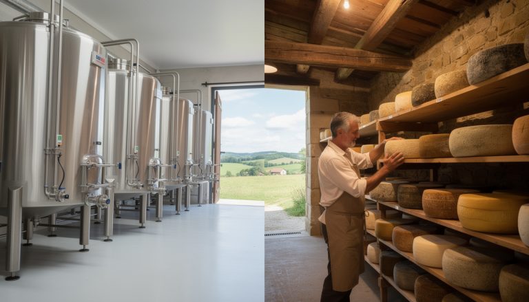 découvrez les défis de l'industrialisation laitière et la confrontation entre la standardisation des produits et la richesse typique des terroirs dans le secteur laitier.