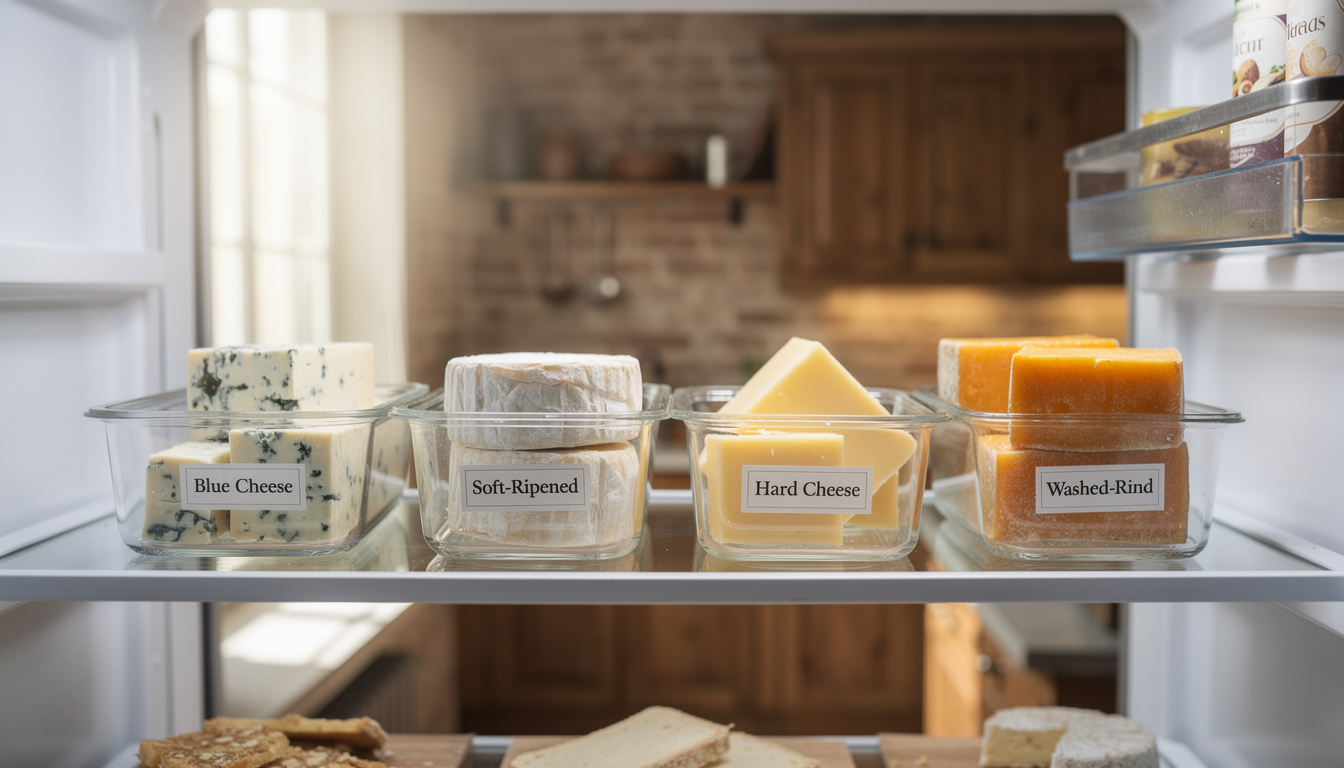 découvrez comment optimiser l'espace dans votre réfrigérateur en évitant de mélanger les familles de fromages, pour préserver leurs saveurs et leur fraîcheur plus longtemps.