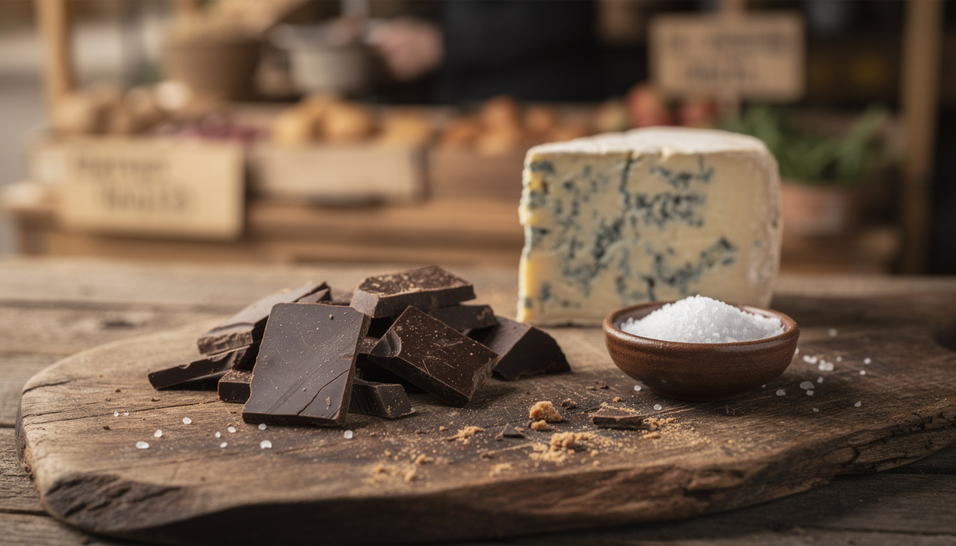découvrez l'harmonie unique des accords entre chocolat et bleu, une expérience sensorielle captivante qui marie l'amertume et la touche saline pour éveiller vos papilles.