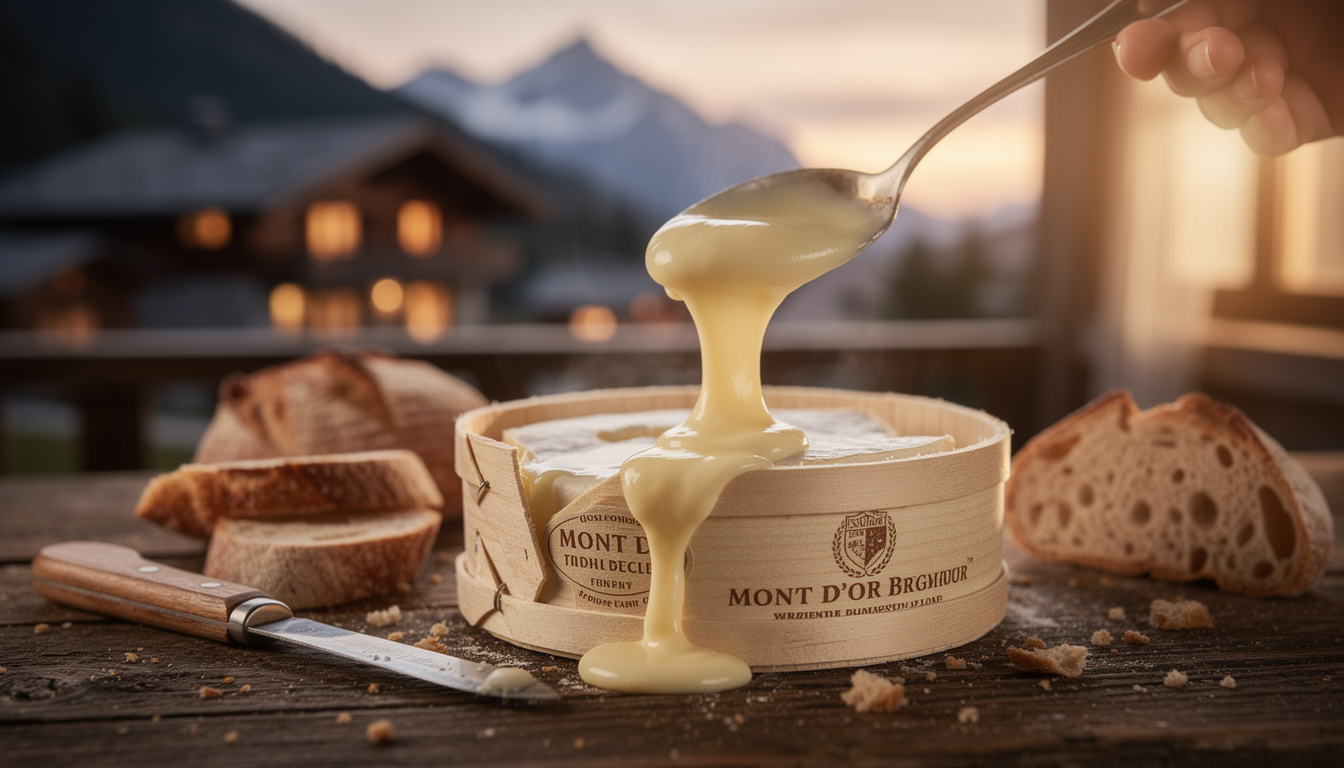 découvrez comment découper et servir parfaitement le mont d'or avec la méthode à la cuillère pour apprécier pleinement ses fromages coulants et fondants.