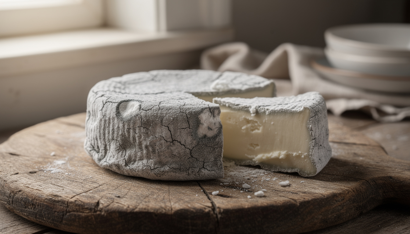 découvrez comment la cendre utilisée sur le fromage sert à la fois de protection naturelle contre les insectes et d'élément esthétique qui valorise ce produit traditionnel.
