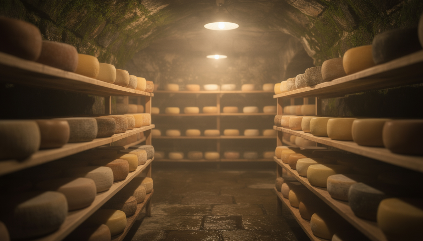 découvrez comment la mention "vieilli en grotte" influence la porosité de la croûte et son impact technique sur la qualité des produits concernés.