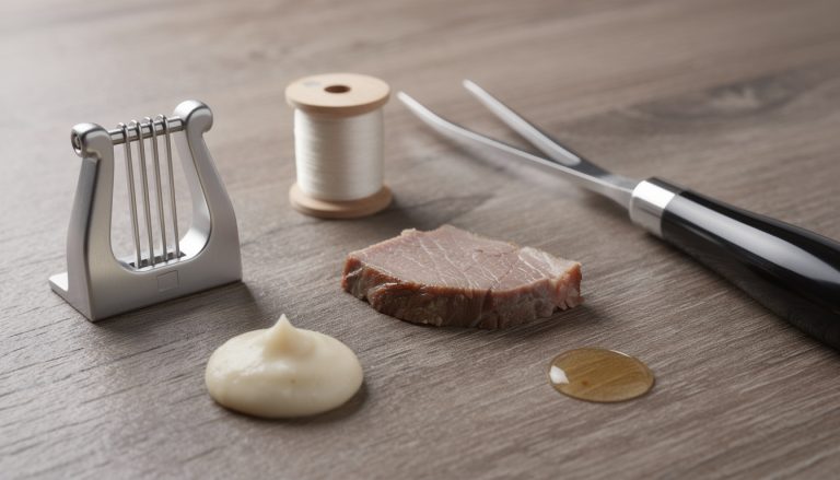 découvrez le kit du dégustateur : lyre, fil, couteau à deux pointes. apprenez à choisir l'outil idéal selon chaque texture pour une dégustation optimale.