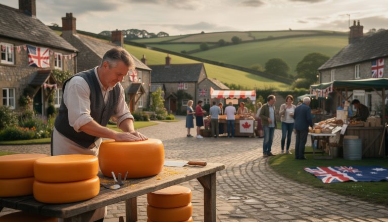 découvrez l'histoire fascinante du cheddar, ce fromage emblématique originaire d'un village anglais, et comment il est devenu un symbole incontournable dans le monde anglo-saxon.