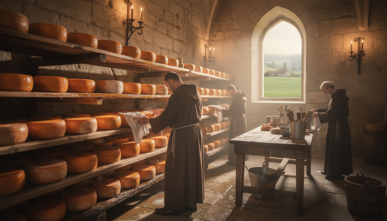 découvrez l'héritage technique des moines dans l'affinage des fromages à croûte lavée avec les spécialités de couvent, alliant tradition et savoir-faire unique.