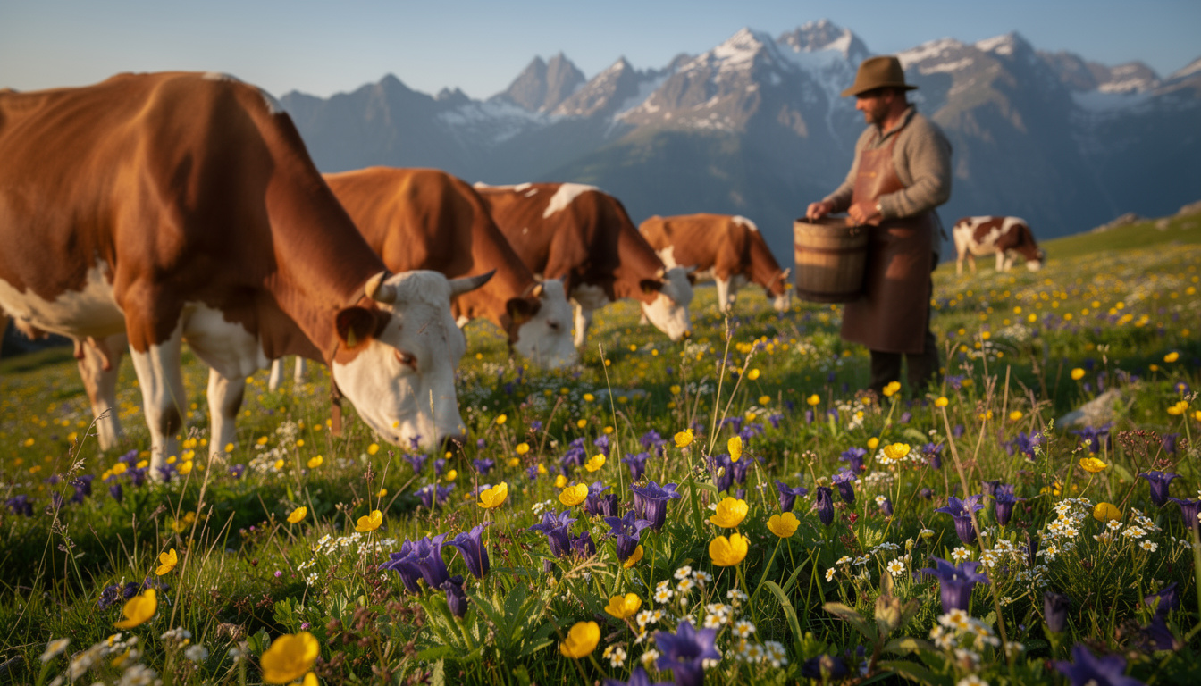 découvrez la richesse des notes florales et la chimie unique des fleurs de montagne infusées dans le lait de transhumance, une harmonie naturelle qui sublime chaque gorgée.