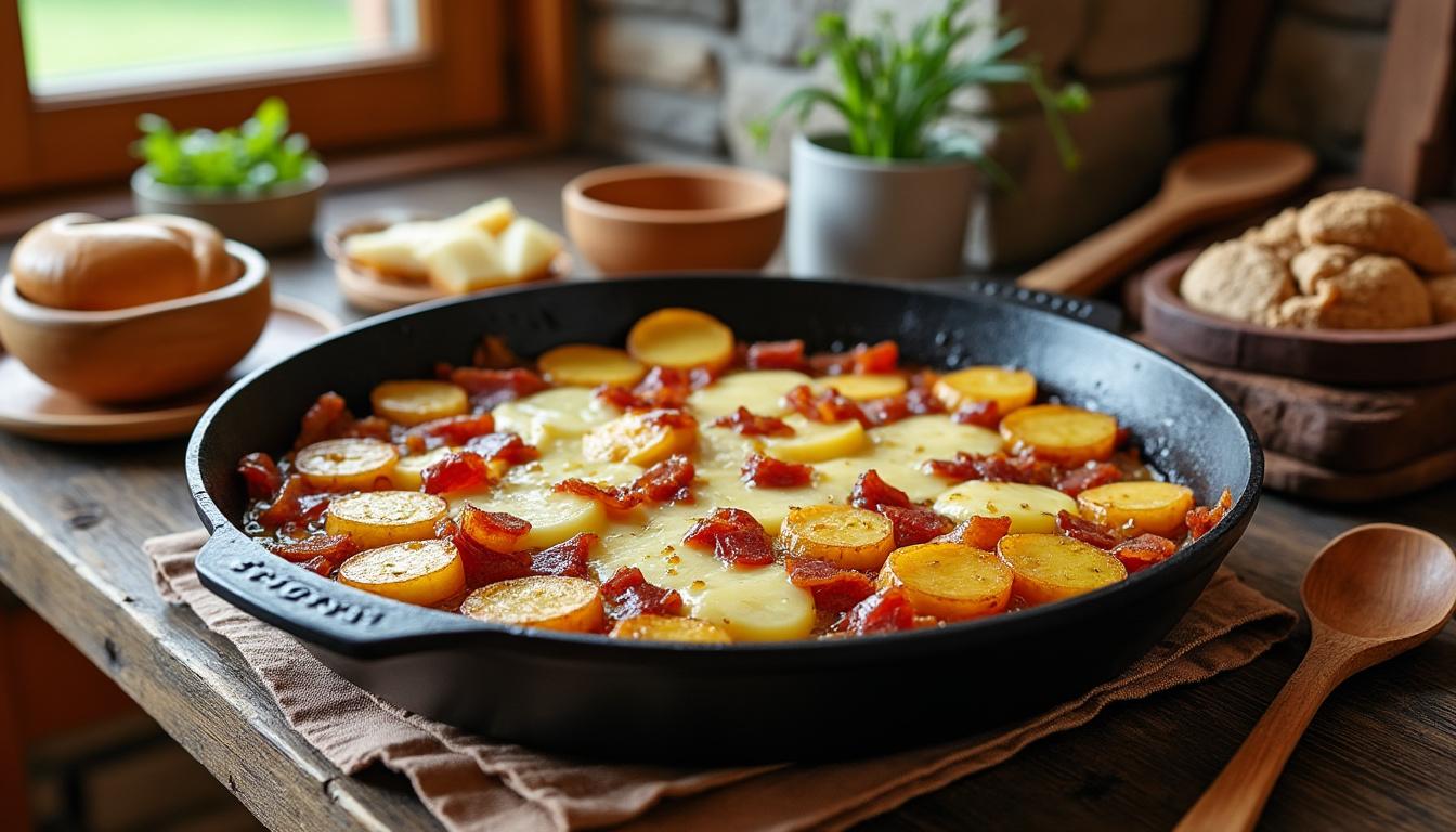 découvrez le top 3 des meilleures recettes de tartiflette et leurs secrets pour un fondant parfait. apprenez à préparer ce plat savoyard incontournable avec des astuces simples et délicieuses.