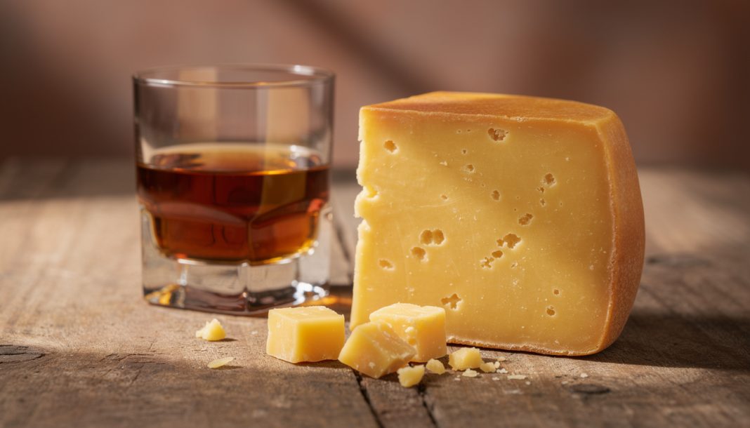 découvrez l'harmonie parfaite entre les notes vanillées du rhum et la saveur riche d'un vieux gouda, une alliance gourmande pour les amateurs de dégustation raffinée.