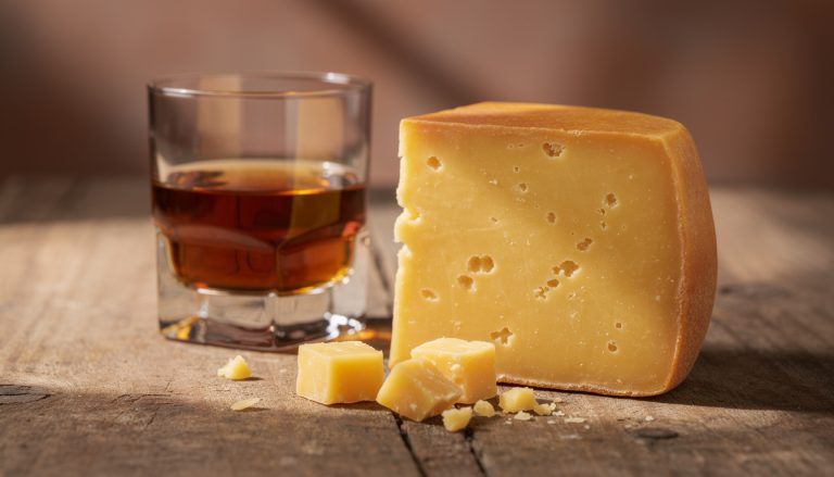 découvrez l'harmonie parfaite entre les notes vanillées du rhum et la saveur riche d'un vieux gouda, une alliance gourmande pour les amateurs de dégustation raffinée.