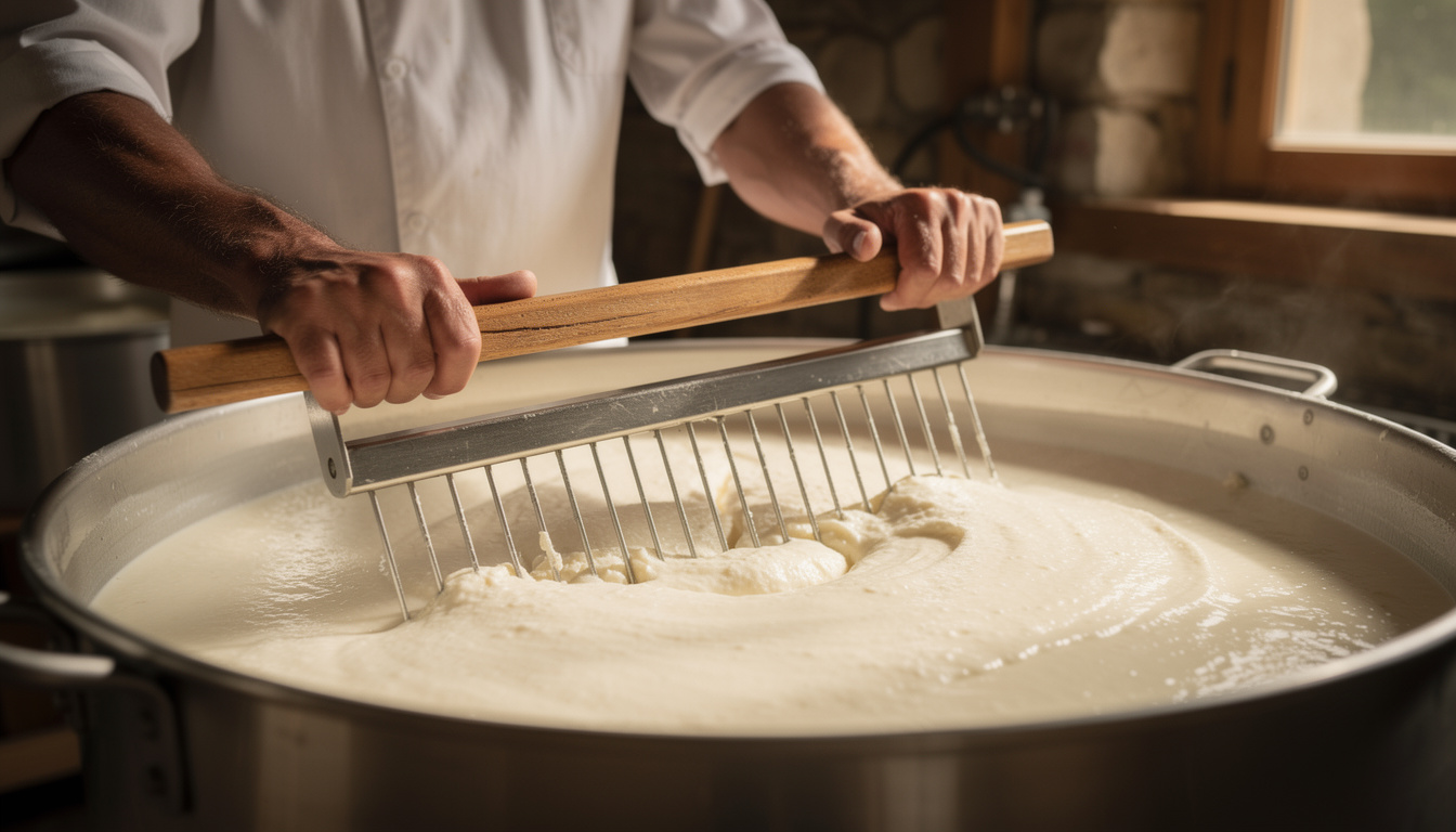 découvrez comment maîtriser l'art de la lyre en utilisant les outils adaptés pour éviter de choquer le caillé et garantir une fabrication fromagère de qualité.
