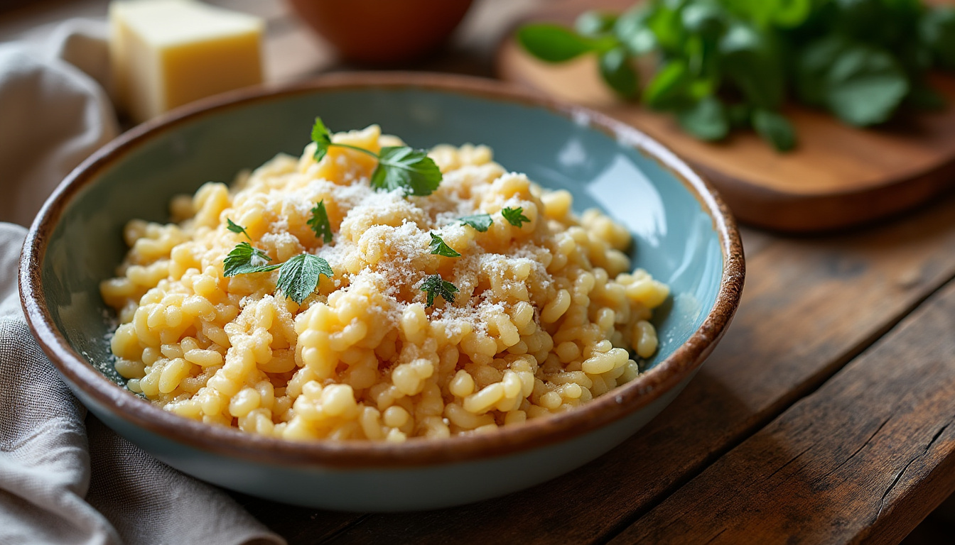 découvrez la technique essentielle pour réussir un risotto au parmesan avec une liaison parfaitement onctueuse. astuces et conseils pour un plat crémeux et savoureux.