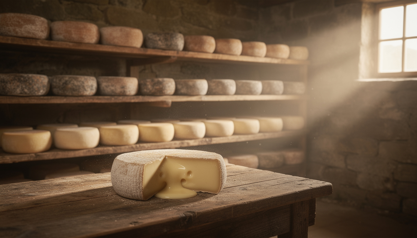 découvrez comment la texture d'un fromage évolue de rigide à liquide en 4 semaines, révélant les secrets de sa transformation unique et fascinante.