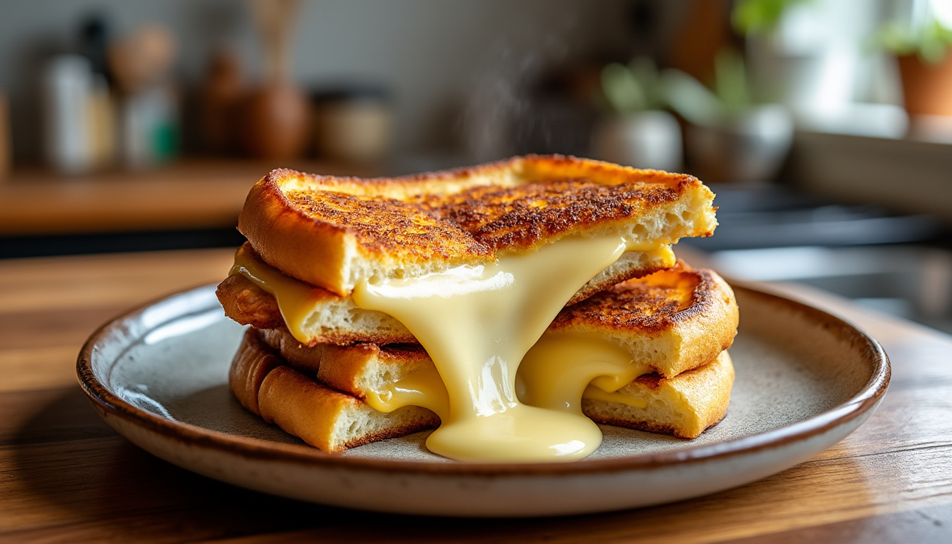 découvrez notre sélection des 3 meilleures recettes de croque-monsieur et le choix du fromage parfait pour un effet 'stretch' fondant et irrésistible.