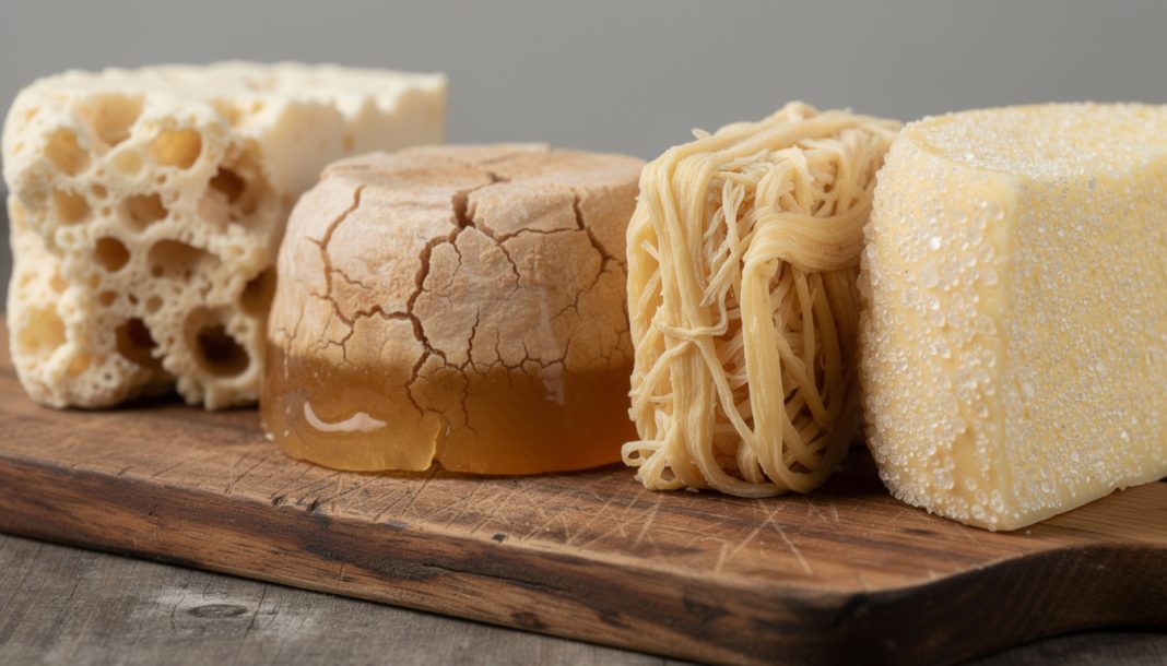 découvrez le top 5 des textures de fromages les plus étranges au monde, avec une surprise incroyable au numéro 3 qui va vous étonner.