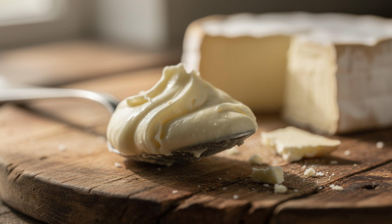 découvrez le fromage le plus onctueux de france, une véritable cuillère de velours qui fond délicieusement en bouche pour un plaisir incomparable.