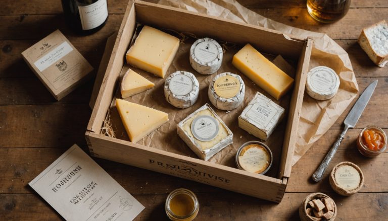 Box fromage par abonnement avec assortiment de fromages artisanaux
