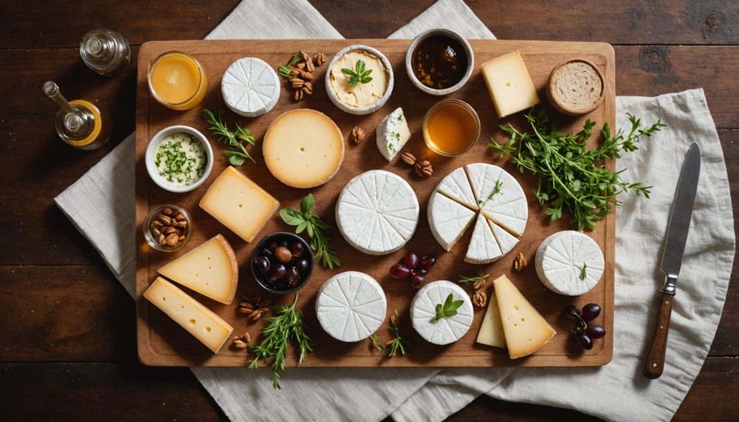 Plateau de fromages varié illustrant les tendances fromage 2026 en France